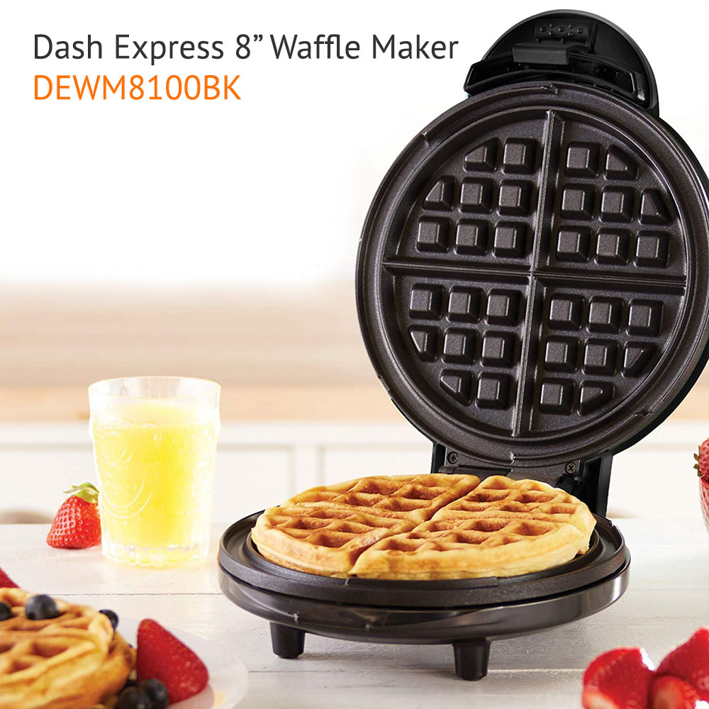 Dash DEWM8100BK Express 8 inch Waffle Maker