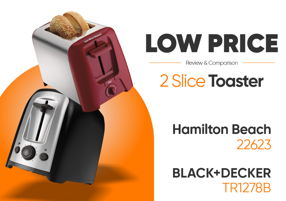 Main Image - 2 Slice Toaster - Hamilton Beach 22623 vs BLACK+DECKER TR1278B