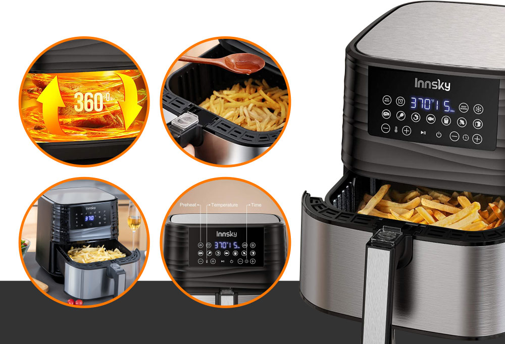 Summary - Air Fryer - Proscenic T21 vs Innsky 55SA1US